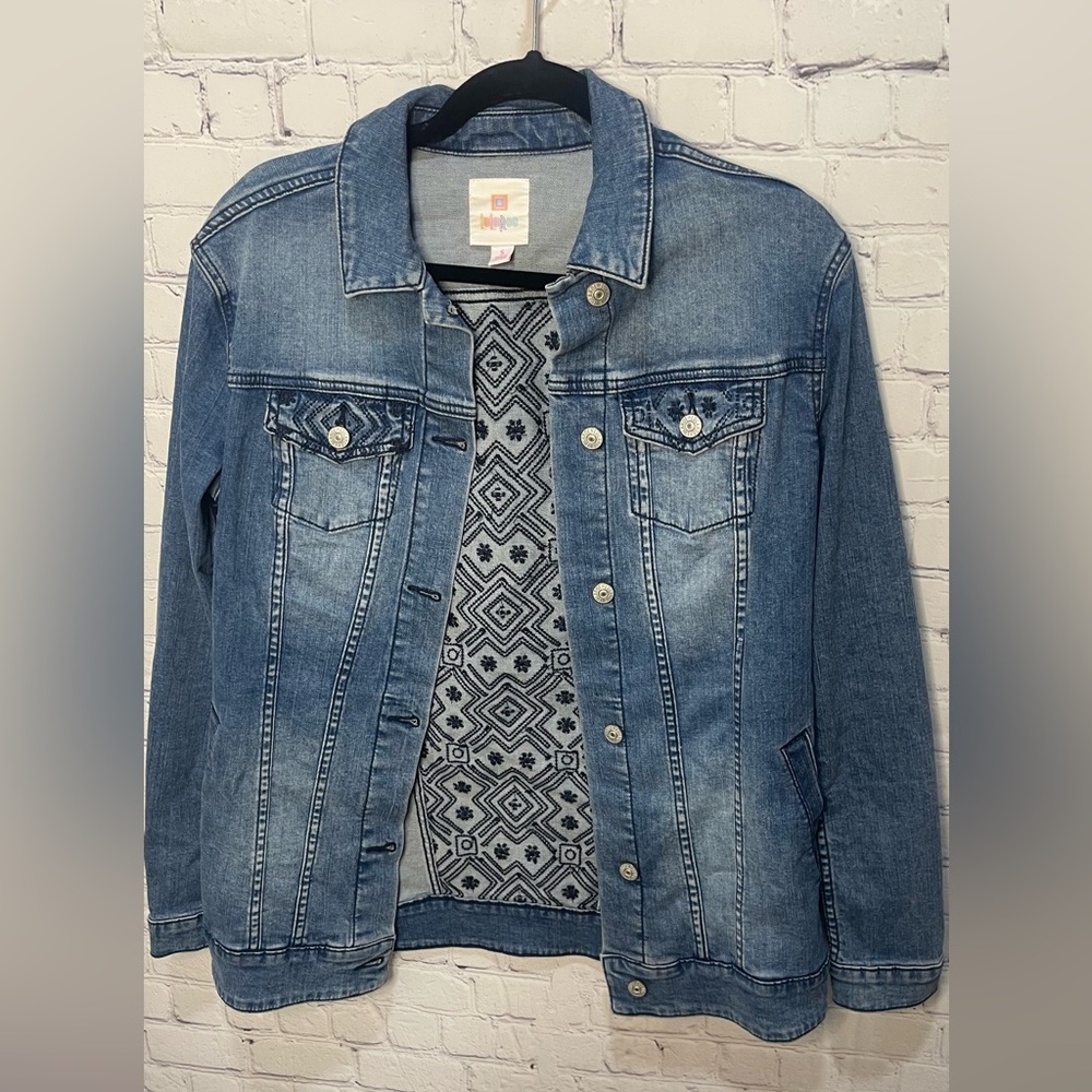 LuLaRoe Jaxon Jean Jacket